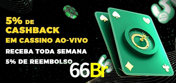 Promoções do cassino ao Vivo 66Br